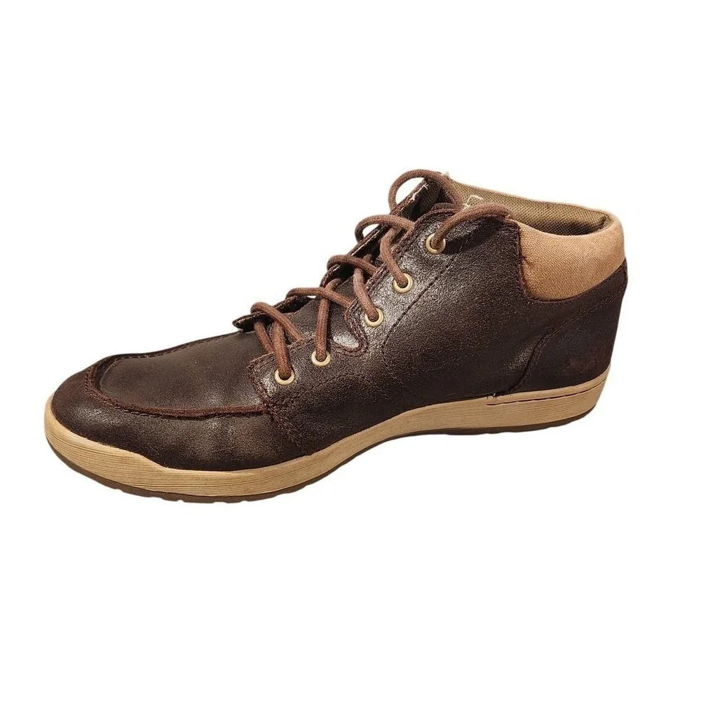 The North Face Shoes Mens‎ Size 11.5 Brown Leather Chukka Sneakers NF0A2T4J